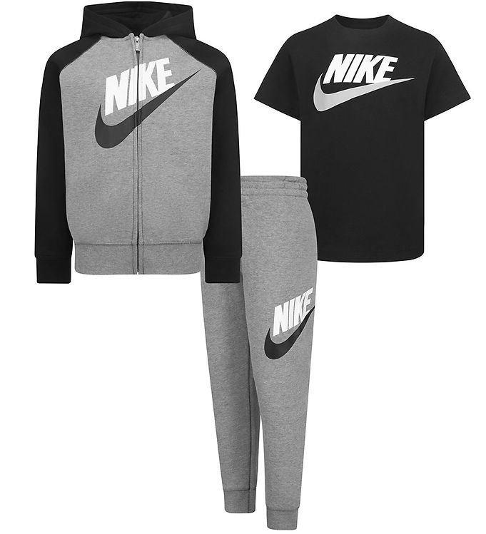 Nike Club Fleece Set - Carbon Heather - Size 24 Months