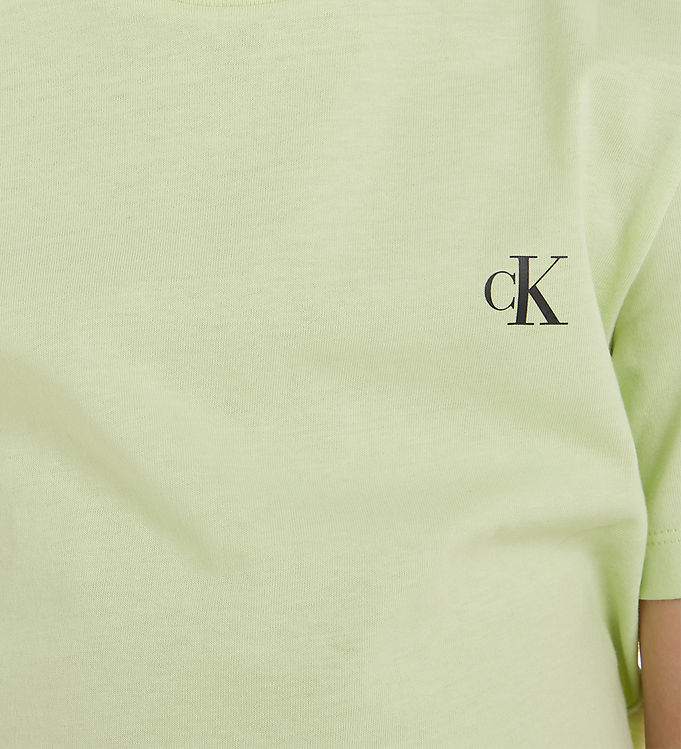 Calvin Klein 2-Pack Monogram - Mint/Warm - - T-shirt Exotic Sand
