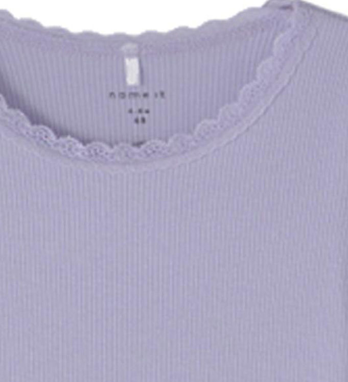 l/s Name It - - Noos NbfKab Heirloom Lilac/Melange Bodysuit -