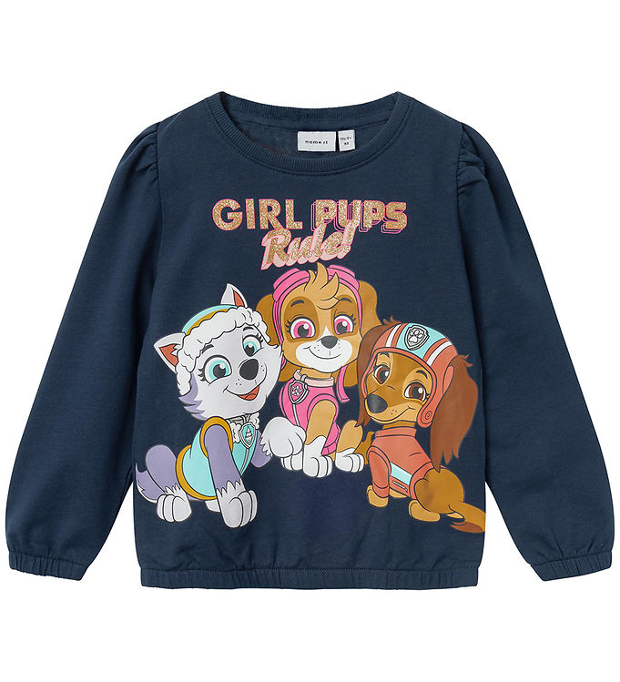 Name It Sweatshirt - Paw Patrol - NmfJulle - Dark Sapphire