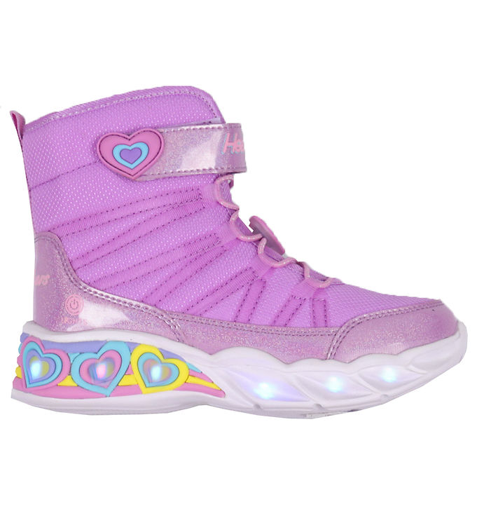 Skechers boots kids shop purple
