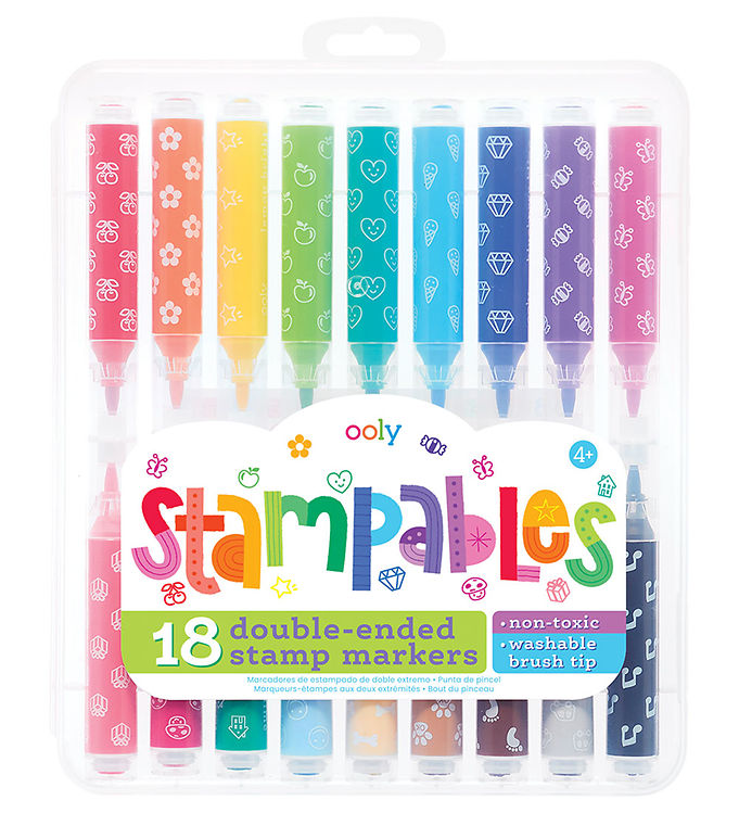 Ooly Double-Sided Markers - 18 pcs - Stampables » ASAP Shipping
