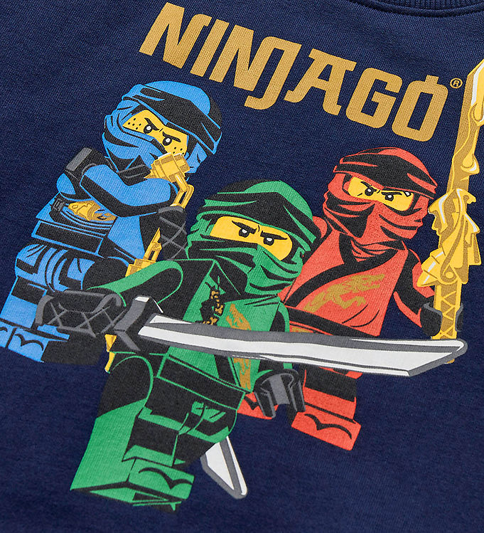 LEGO® Ninjago Sweatshirt - LWScout 101 - Dark Navy w. Ninjas