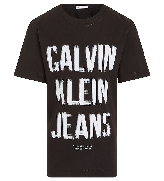 Calvin Klein T-shirt - Pixel Logo Relaxed - CK Black