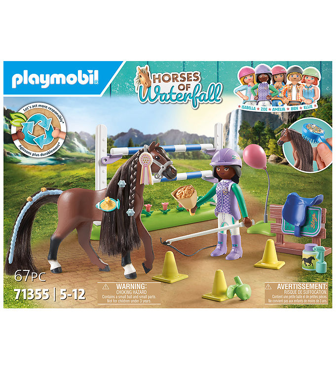 Playmobil Chevaux de Cascade - Amelia & Whisper av. Box à chevaux 