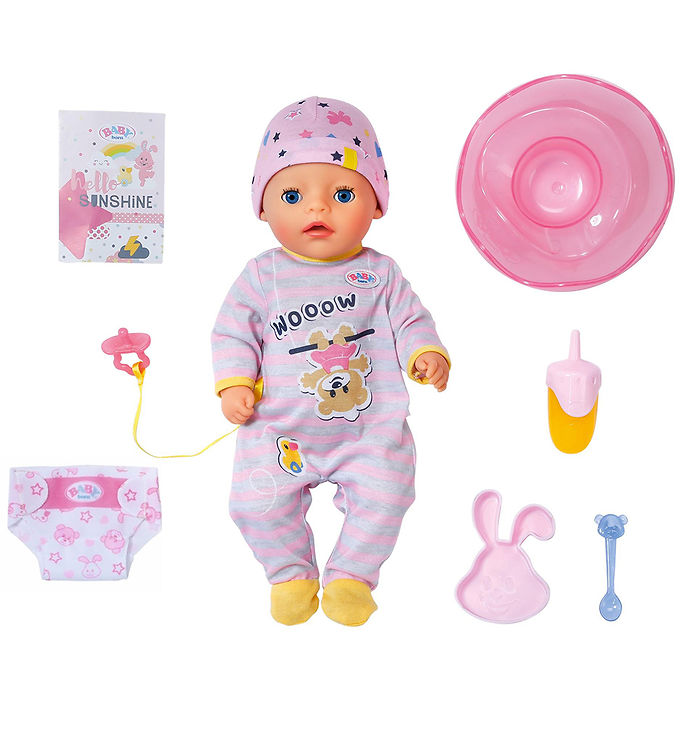 Baby Born Poupée - Petite Fille - 36 cm - 7 Fonctions