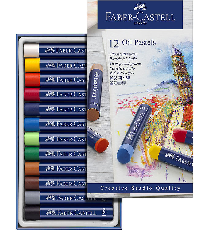 Faber-Castell Craie pastel à l'huile - 12 pièces