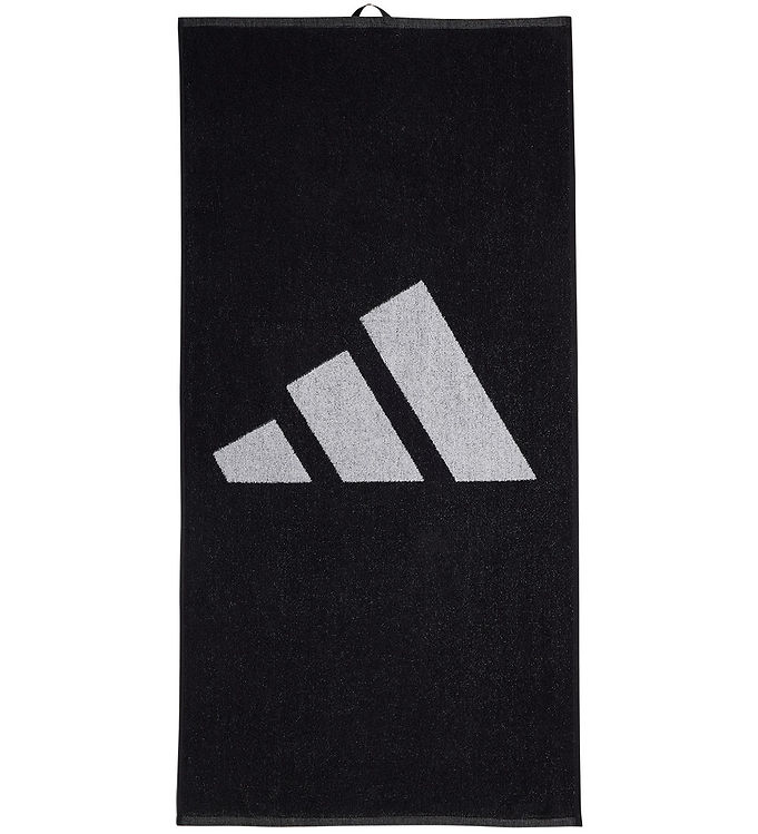 adidas Performance Handtuch 100 x 50 cm. Schwarz und wei