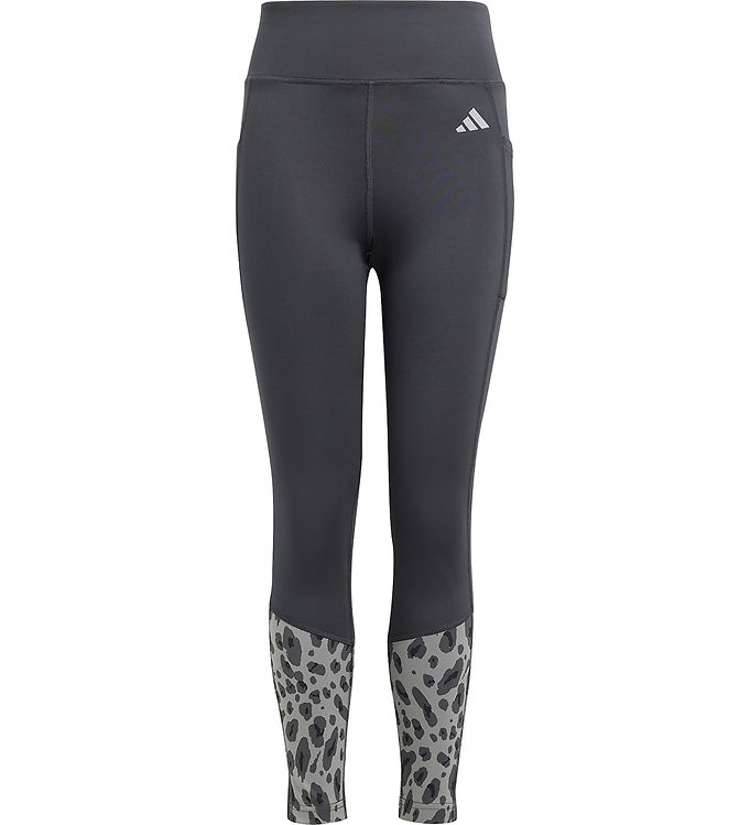 adidas Performance Leggings - JG AOP OPT TG - Black/Grey