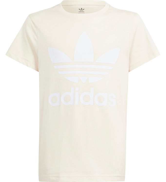 adidas Originals T-shirt - Trefoil Tee - Cream » Quick Shipping