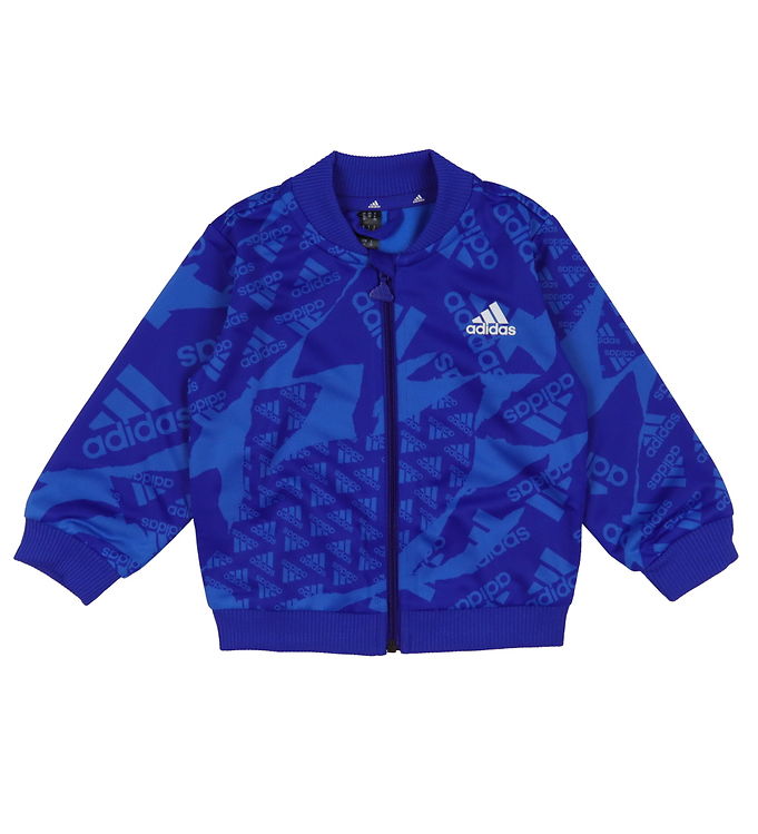 Adidas trainingsanzug blau weiß on sale
