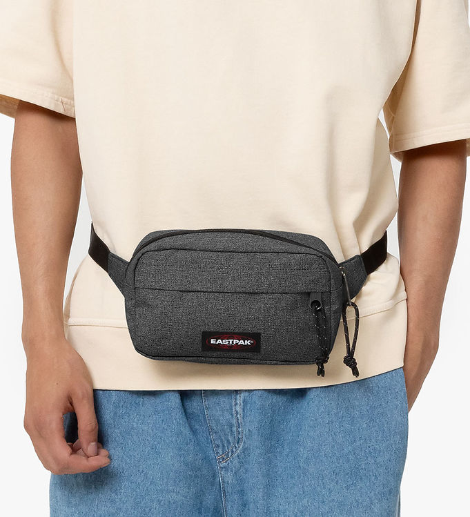 Eastpak Bum Bag Bouncer 2L Black Denim Fast Shipping