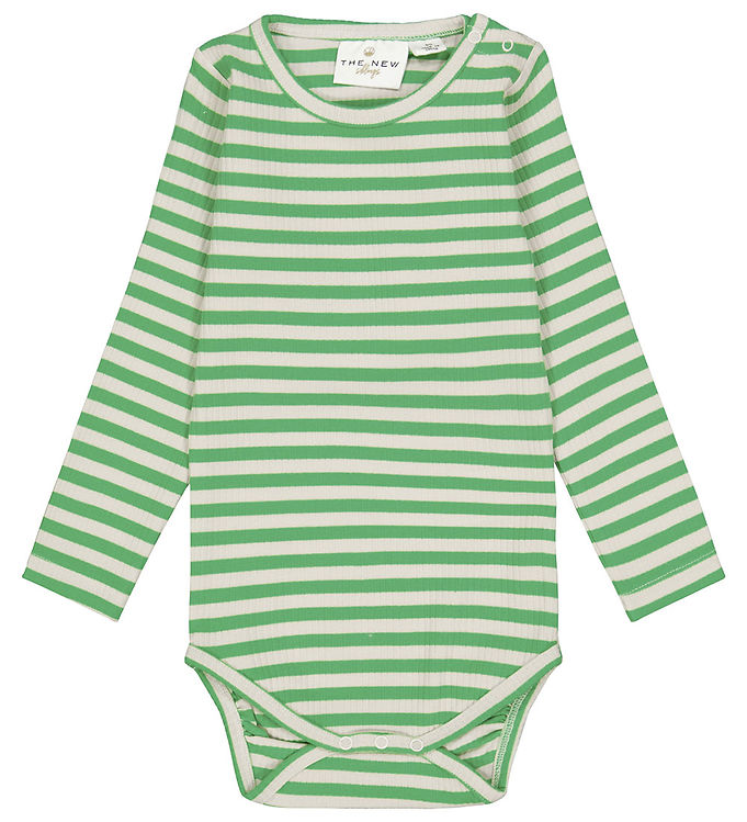 The New Bodysuit l s TNSFinn Rib Bright Green Kids Fashion