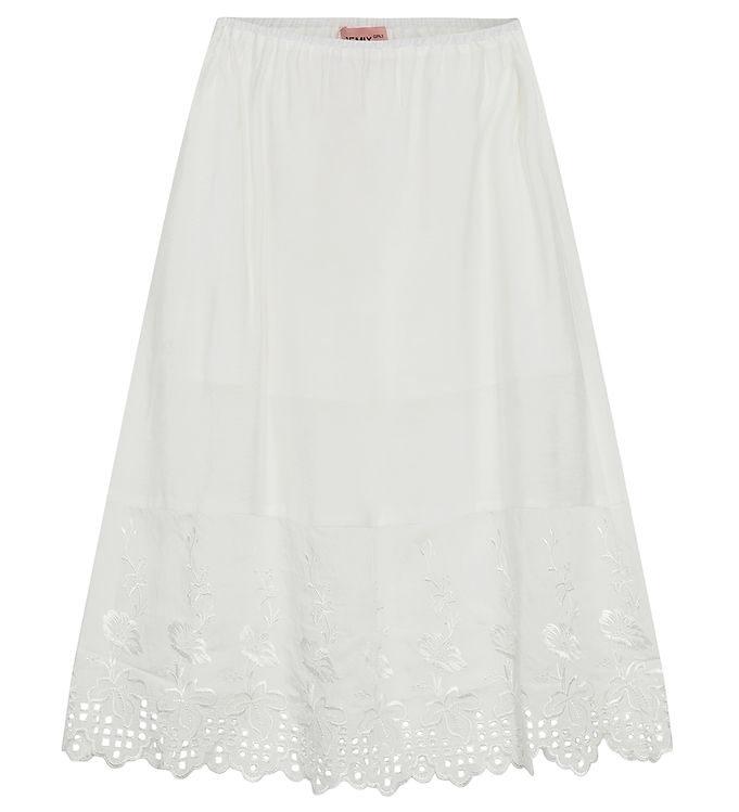 Designers Remix Kjol Vera Broderi Cream