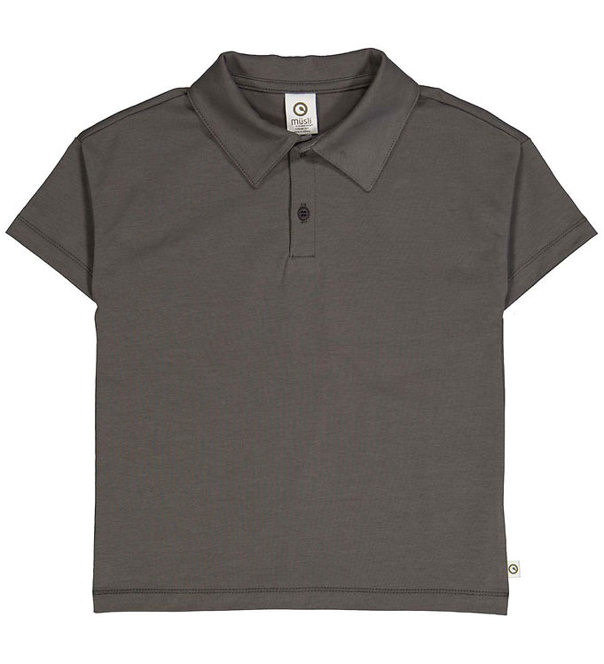 Müsli T Shirt Cozy Me Collar Tower Grey