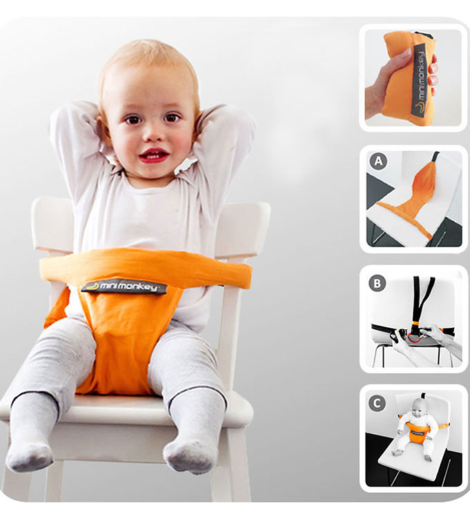 Chaise haute portable pour bébé Monkey chaise haute de voyage 6 à