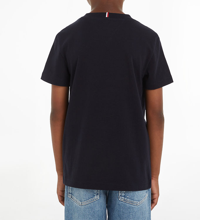 Das meistverkaufte Produkt dieser Saison! Tommy Hilfiger - Arch Tee T-shirt Sky Desert - Monotype