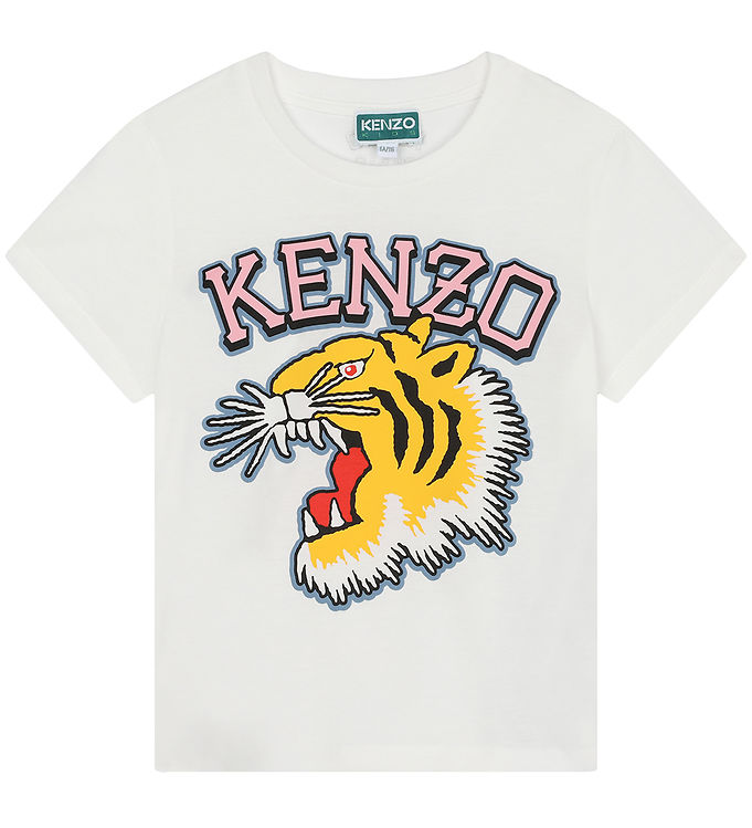 Kenzo T-shirt - Ivory w. Tiger » New Products Every Day