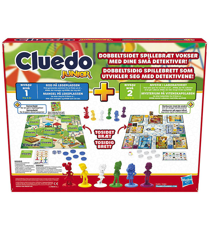 Hasbro Board Game - Cluedo Junior - 2 Games In 1 » ASAP Shipping
