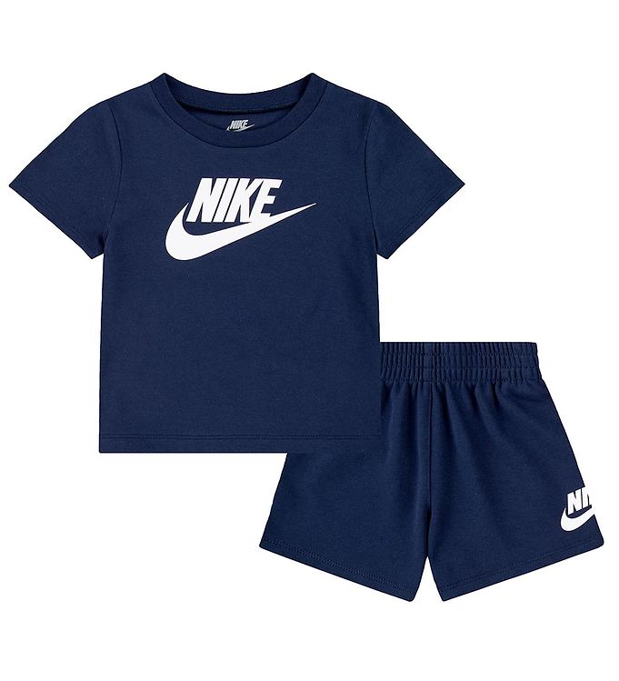 Nike Shortsset Shorts/t Shirt Midnight Marinblå