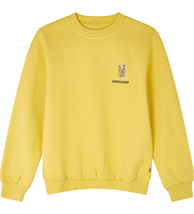 Mads Nørgaard Sweatee Shirt Ekolod Lemon Zest