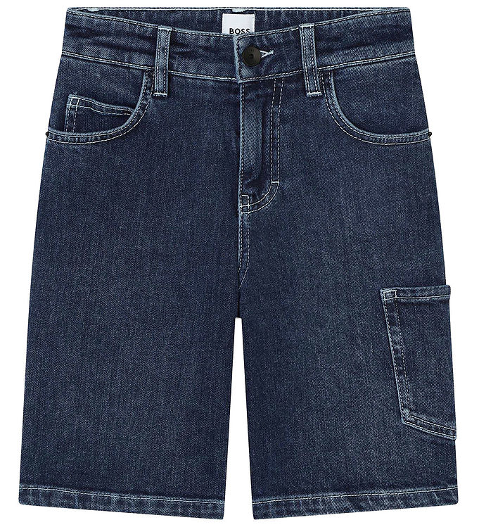 Boss denim shorts hotsell
