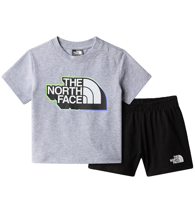 The North Face Shortsset T Shirt/shorts Light Grey Heather/s