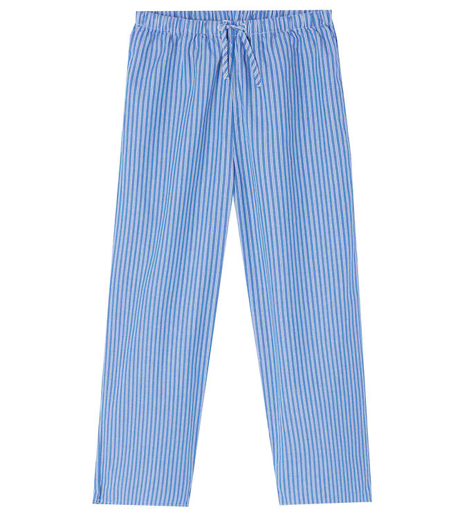 American Vintage Byxor Rayures Aqua Stripes