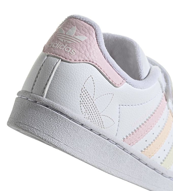 adidas Originals Schuhe Superstar CF C Wei Rosa Gelb