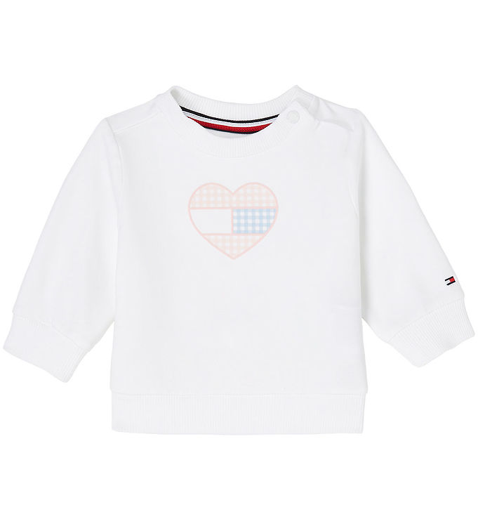 Tommy hilfiger sweatshirt flag crew deals