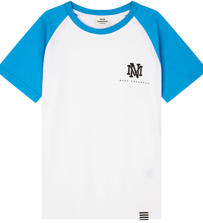 Mads Nørgaard T Shirt Thorlino Metyl Blue/white