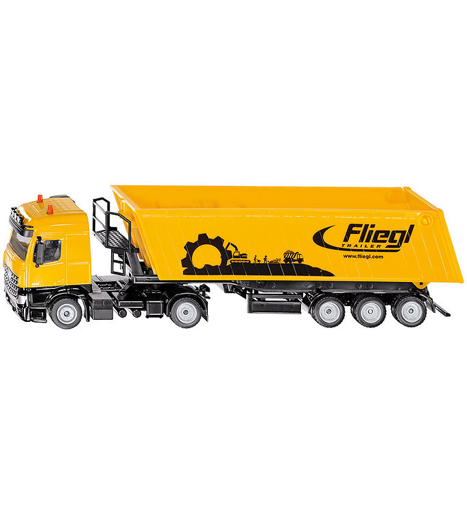 Siku Truck w. Tipping Trailer 1 50 Orange KW CH