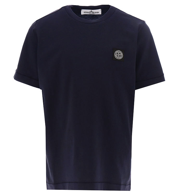 Blue stone island t shirt hot sale