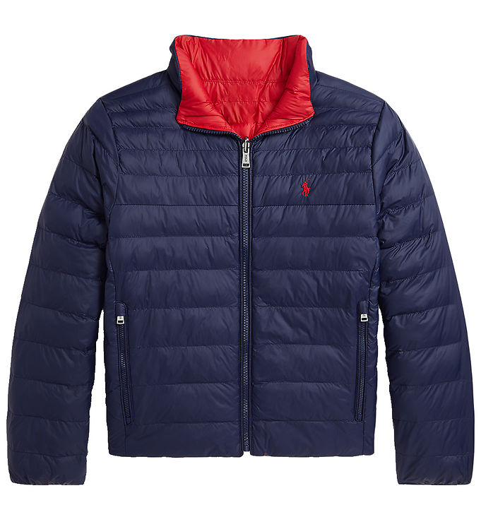 Polo Ralph Lauren Padded Jacket Reversible Navy Red KW GR