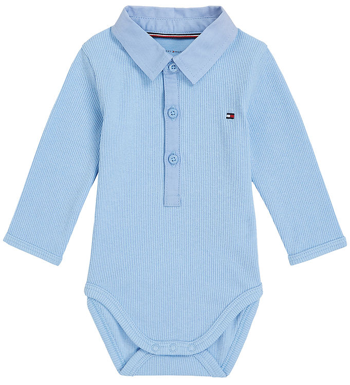 Tommy Hilfiger Polo body L ae Rib Vessel Blue KW IE