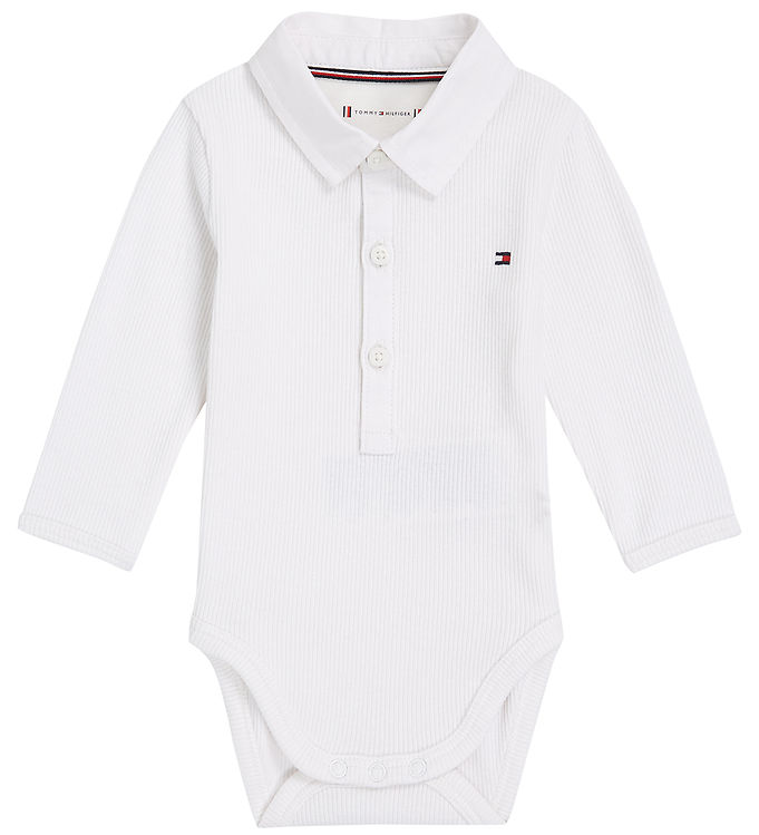 Tommy Hilfiger Polo Karosserie L ae Rib White KW DE