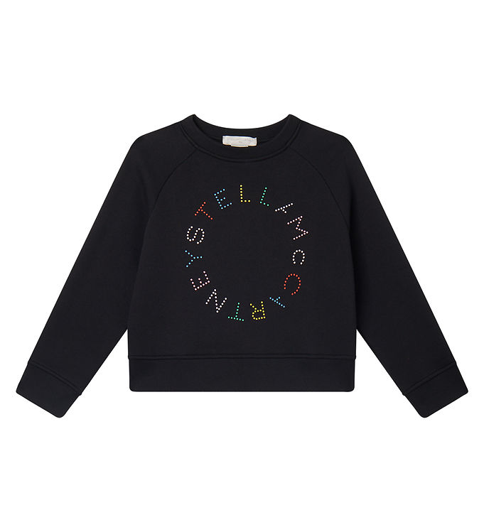 その他 Stella McCartney SWEATSHIRT WITH LOGO (6J0272_3SPY551264) Stella McCartney Kids Sweatshirt - Black | KW US
