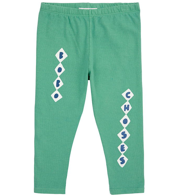 Bobo Choses Leggings Diamanter Grön