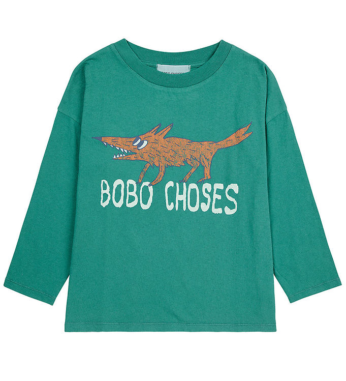 Bobo Choses Tröja Den Smarte Fox Dark Green