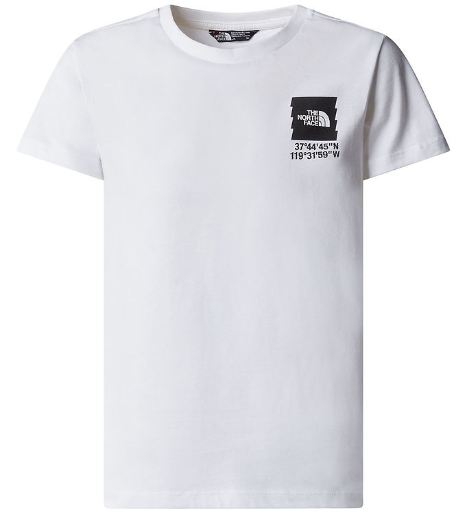 The North Face T Shirt Koordinatgrafik Vit