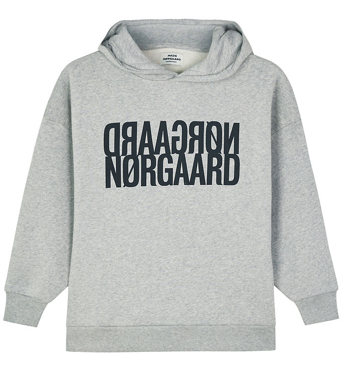 Mads Nørgaard Hoodie Heidi Light Grey Melange