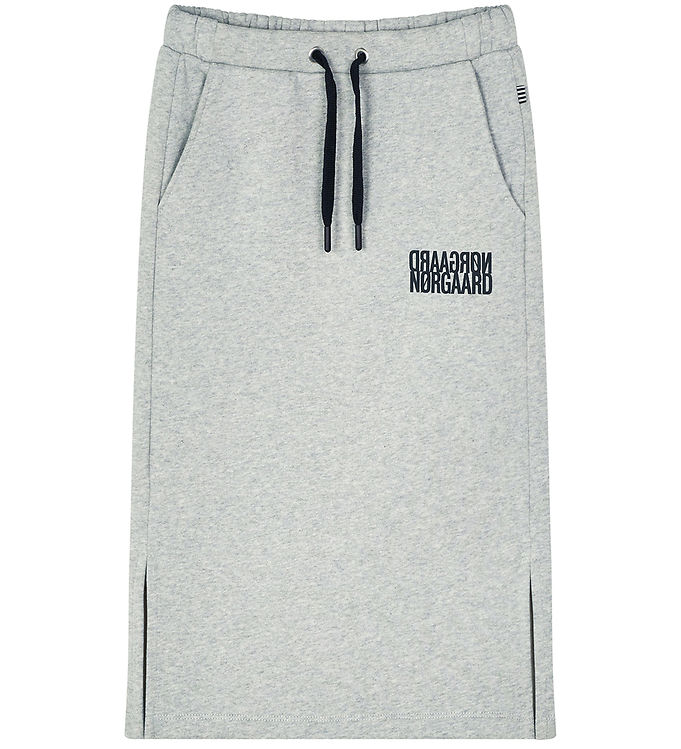 Mads Nørgaard Kjol Svett Sheila Light Grey Melange