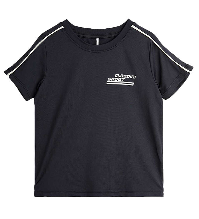 Mini Rodini T Shirt Mr Sport Drapy Svart