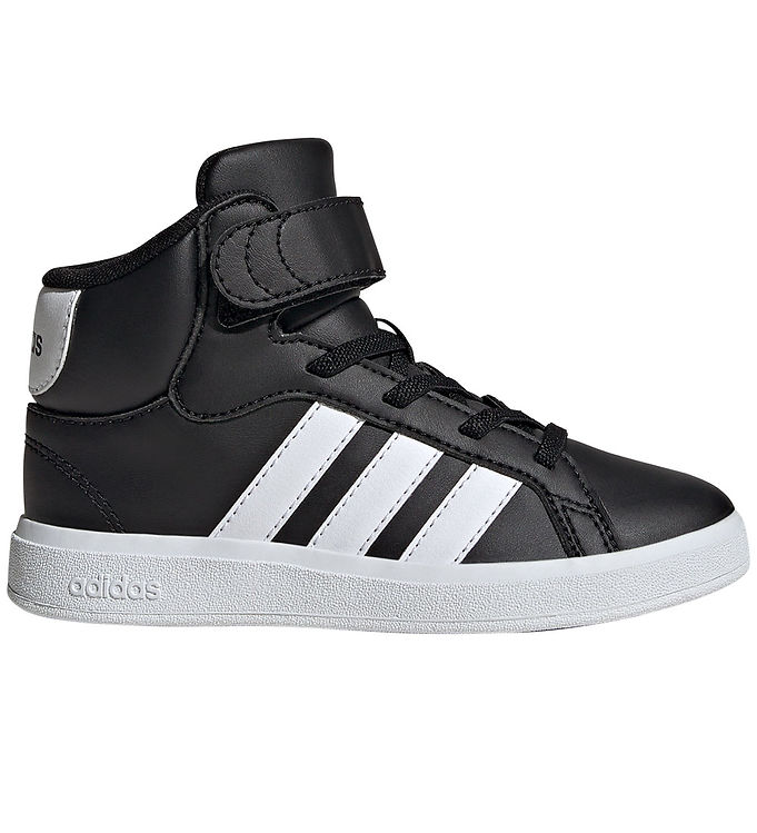 Adidas Performance Kangor Grand Court Mid K Svart/vit