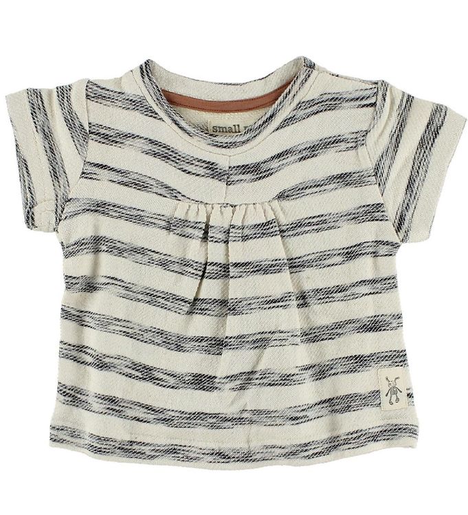 Formålet Diskant Energize Small Rags T-shirt - White/Grey Striped » Cheap Delivery