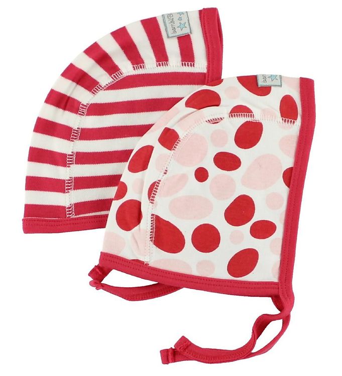 Baby Hat - 2-Pack Red/Ivory » Promt Shipping