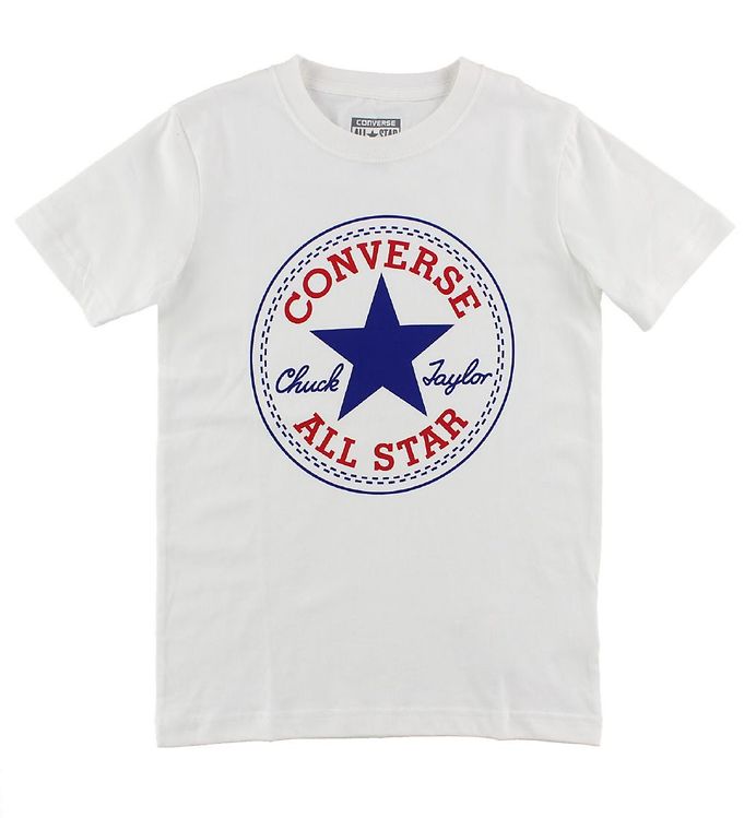 Converse T-shirt - White w. Logo » New Products Every Day