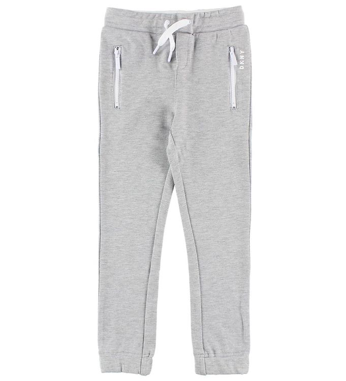 DKNY Trousers - Grey Melange » Always Cheap Shipping