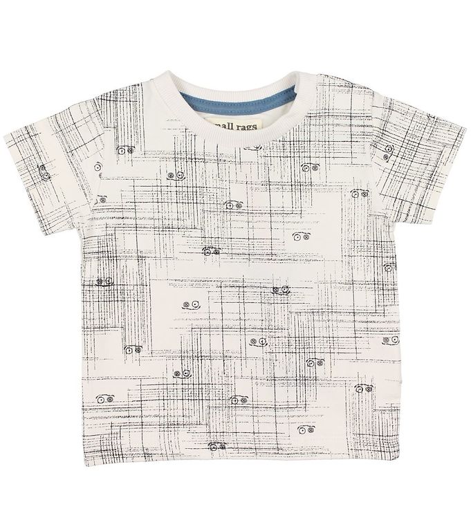 Få kontrol Shetland leje Small Rags T-shirt - Ivory Pattern » Quick Shipping