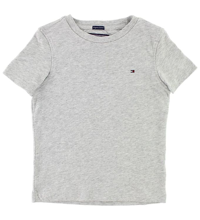 Tommy Hilfiger T-shirt - Grey Melange » New Styles Every Day